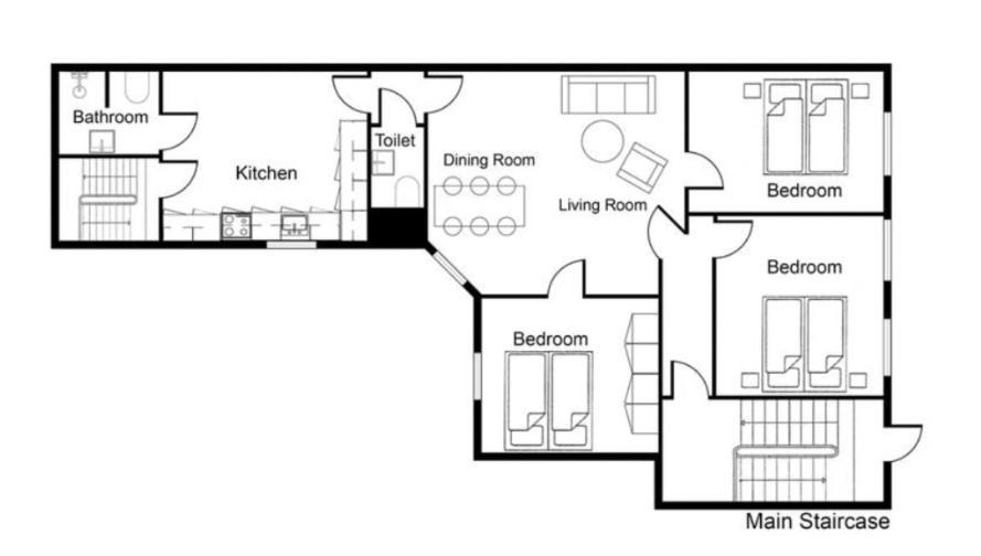 Xl Flat W 3 Bedrooms By Kings Garden In Cph City Copenhaga Exterior foto